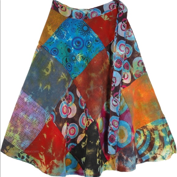 Dresses & Skirts - Boho wrap around skirt